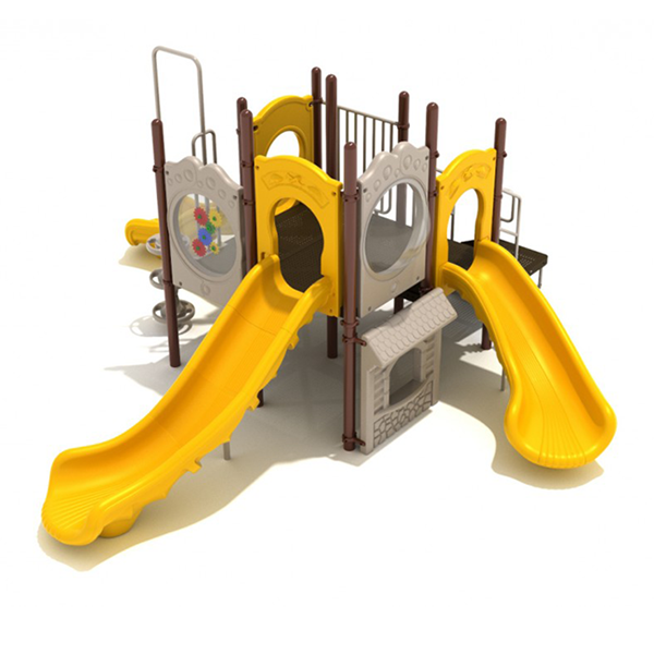 Charleston Commercial Playground Playset - Ages 2 To 12 Yr - Front