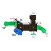 Blackburn School Playground Equipment - Ages 2 to 12 yr - Top