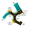 Lawrence Commercial Park Playground Playset - Ages 2 to 12 yr - Top