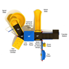 Monterey Commercial School Playground Equipment - Ages 2 to 12 yr - Top