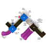 Ashland Commercial Playground Structure - Ages 2 to 12 yr - Top