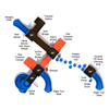 Eau Claire Commercial Playground Structure - Ages 2 to 12 yr - Top