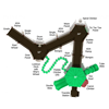 Charles Mound  Commercial Playground Structure - Ages 2 to 12 yr  - Top