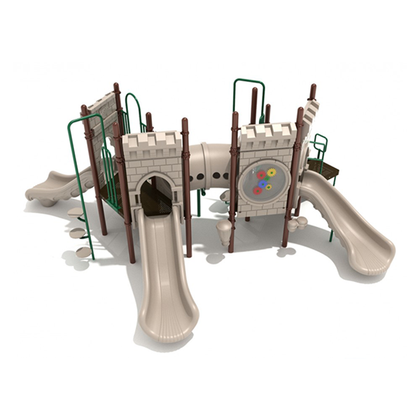 Roundtable Rabble Commercial Playground Playset - Ages 2 to 12 yr - Front