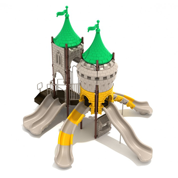 Oracle’s Library Commercial Playground Structure - Ages 2 to 12 yr - Front