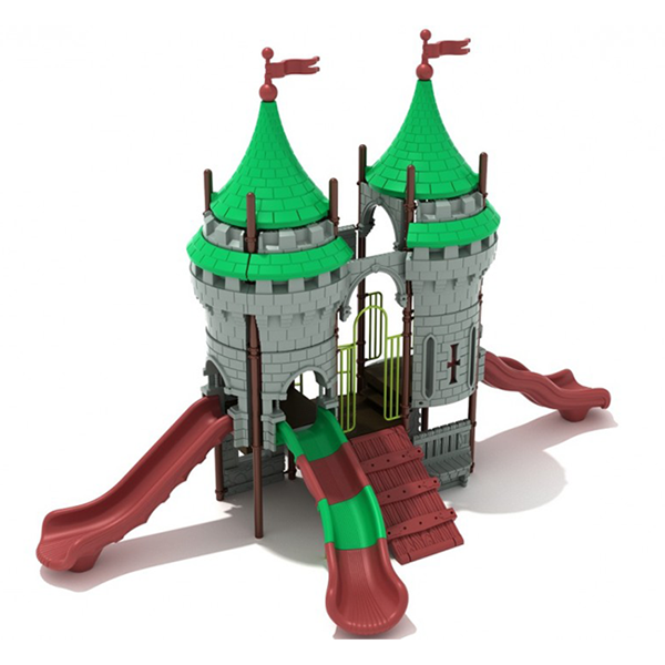 Hemyock Halls Commercial Playground Structure - Ages 2 to 12 yr - Front