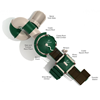 Cordial Castle Commercial Playground Structure - Ages 5 to 12 yr - Top
