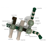 Gwendolyn’s Guild Commercial Playground Equipment - Ages 5 to 12 yr - Top