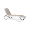 Omega Commercial Plastic Resin Sling Chaise Lounge	