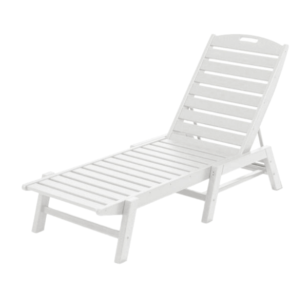 Nautical Armless Chaise Lounge