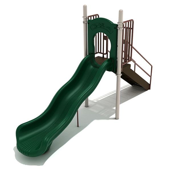 4 Foot Single Wave Freestanding Slide - Ages 2 to 12 yr