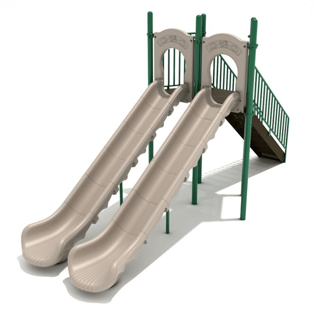 6 Foot Twin Straight Freestanding Slide - Ages 2 to 12 yr - Picnic ...