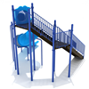 12 Foot Sectional Spiral Tube Freestanding Slide - Ages 5 to 12 yr - Back