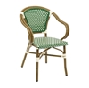 Fiji Dining Armchair With Wicker Seat 