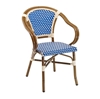 Fiji Dining Armchair With Wicker Seat 