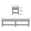 Highwood Weldon Flat Bench
