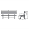 Highwood Aurora Traditional Bench	