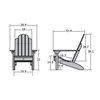 Highwood Seneca Adirondack Armchair