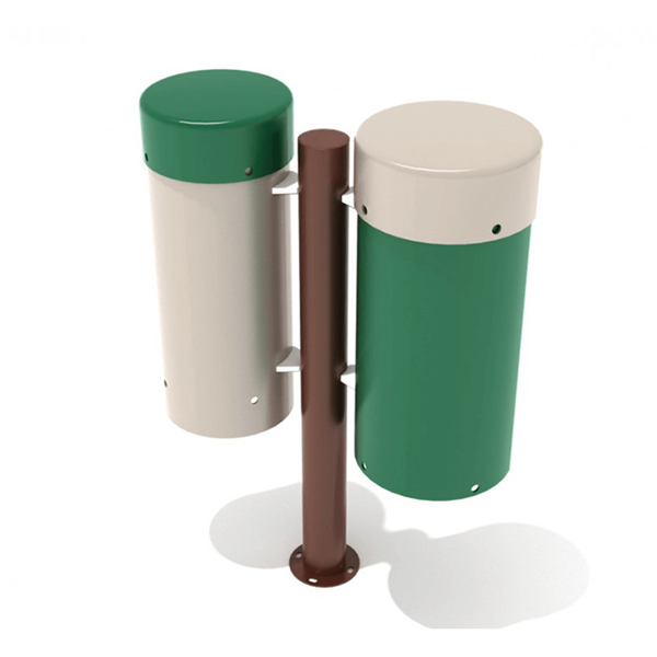 Bongo Drums Playground Music Equipment - Ages 2 To 12 Yr - Neutral