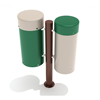 Bongo Drums Playground Music Equipment - Ages 2 To 12 Yr - Neutral Back