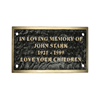 Large Bench Plaque