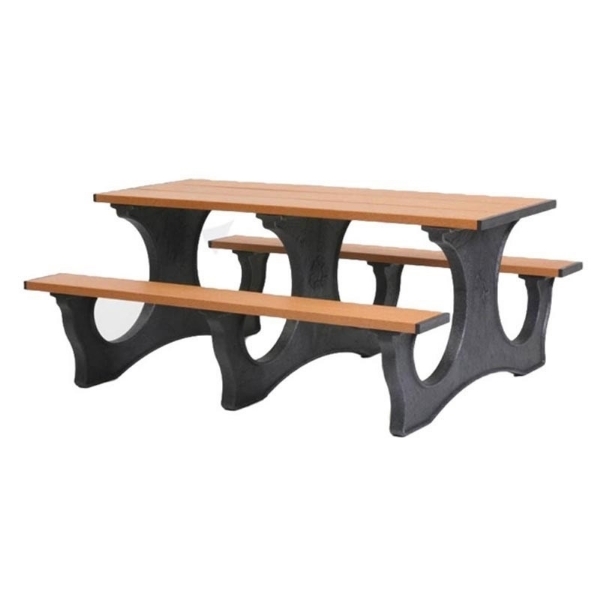 Recycled Plastic Rectangular Picnic Table
