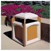 60 Gallon Jumbo Recycled Plastic Trash Can, 172 Lbs.	