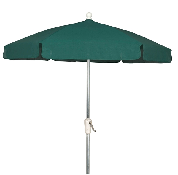 Fiberbuilt Garden Umbrella 7 1/2 Ft. Hexagon with Two Piece Aluminum Pole	