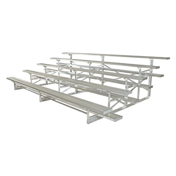 5 Row Bleachers 27 Ft. with Aluminum Frame