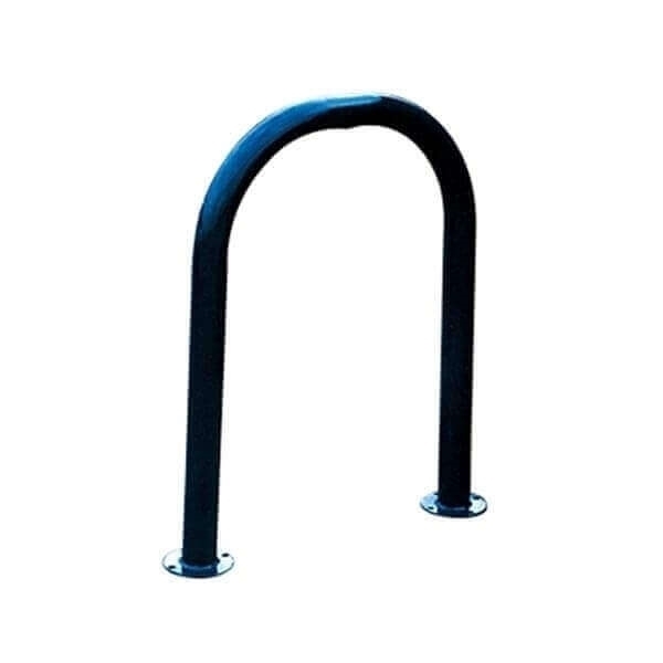 Single 28" Loop Bike Rack Plastic Coated Steel Tube