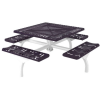 Square Thermoplastic Picnic table	