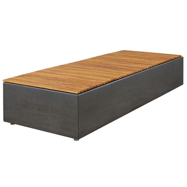 Concrete Big Block Bench