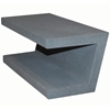 Hollow Block Cantilever Bench