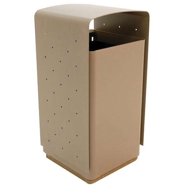 Steel Trash Receptacle