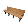 ADA Traditional Recycled Plastic Bench With Arms