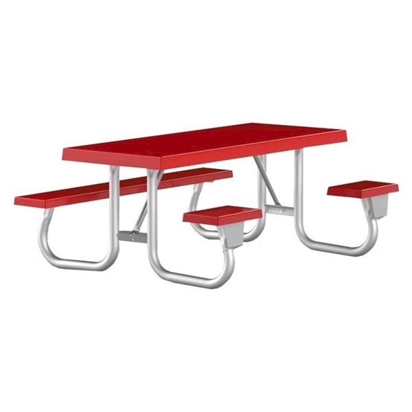 ADA Fiberglass Top Picnic Table W/ Side Wheelchair Access