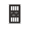 Diamond Band Fencing Panel