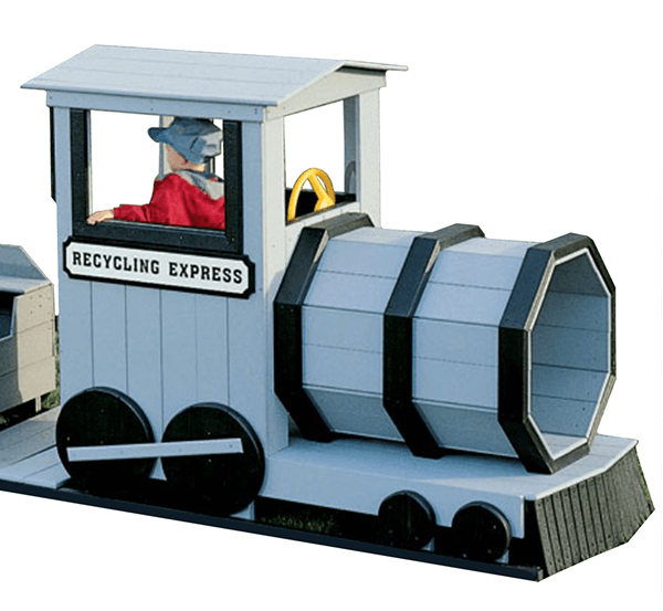 FP3008 - Engine Recycled Plastic Express Playground Set - Ages 2 To 12 Years
