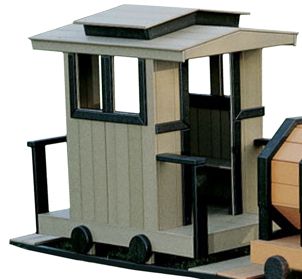 FP3010 - Caboose Car Recycled Plastic Express Playground Set - Ages 2 To 12 Years