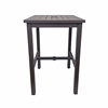 Square Aluminum Bar Table 