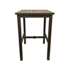 Square Aluminum Bar Table 