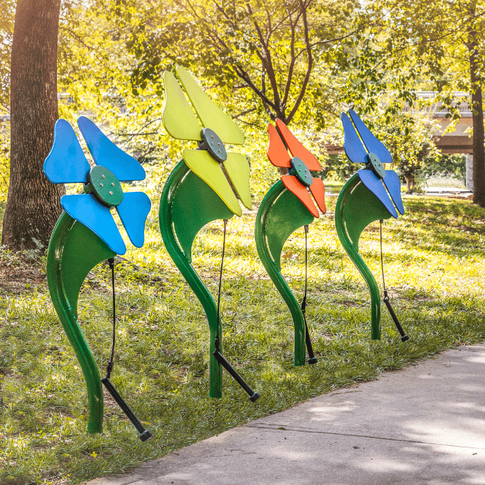 Musical Flower Outdoor Play Instrument – Picnic Furniture