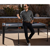 Outdoor Pool Table For Parks And HOAs - Dark Gray Frame - Dark Gray Felt  