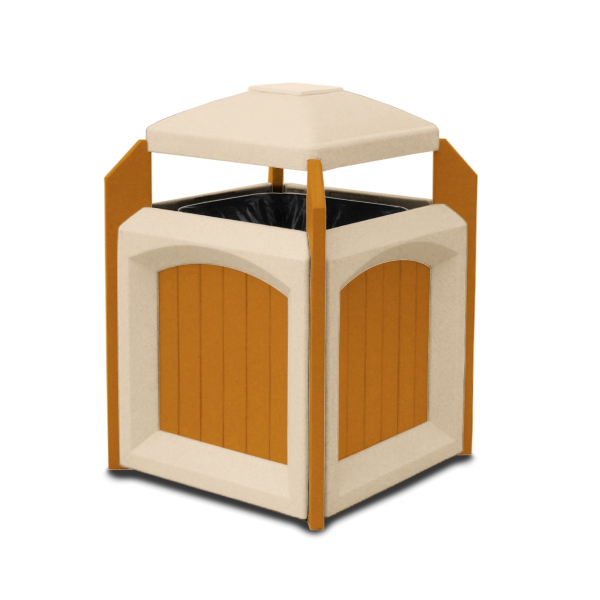 Jumbo Recycled Plastic Trash Can