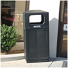 39-Gallon Hooded Top Trash Receptacle