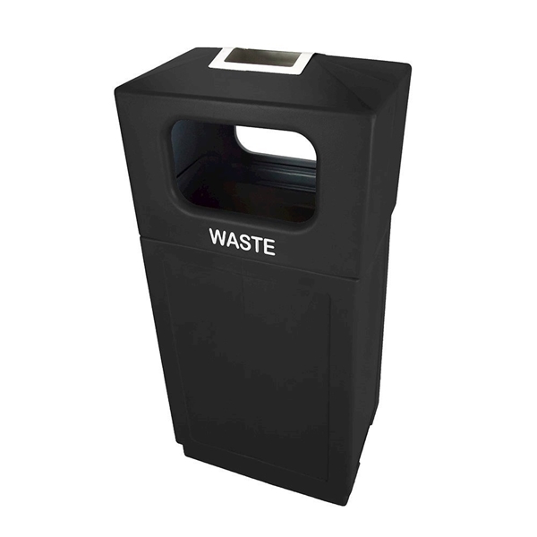 Ash Top Trash Receptacle