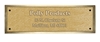 2.5"x6" Colored Cast Bronze Plaque 