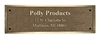2.5"x6" Colored Cast Bronze Plaque 