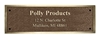 2.5"x6" Colored Cast Bronze Plaque 