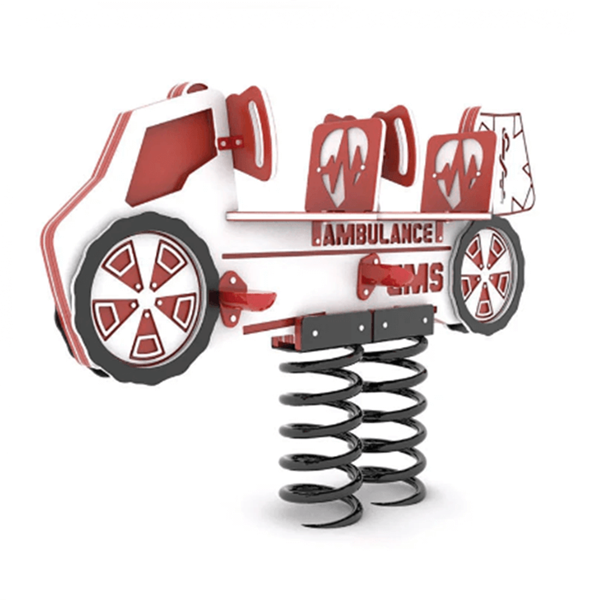 TFS0015XX - EMS Rider Spring Rocker Playground Equipment With 2 Seats - Ages 2 To 5 Years
